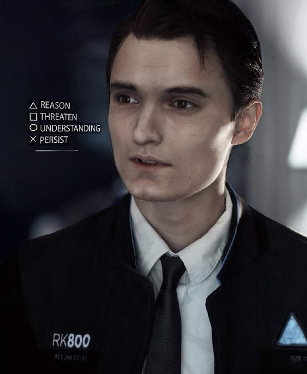 国外妹子cos底特律变人康纳风姿撩人还玩拉拉