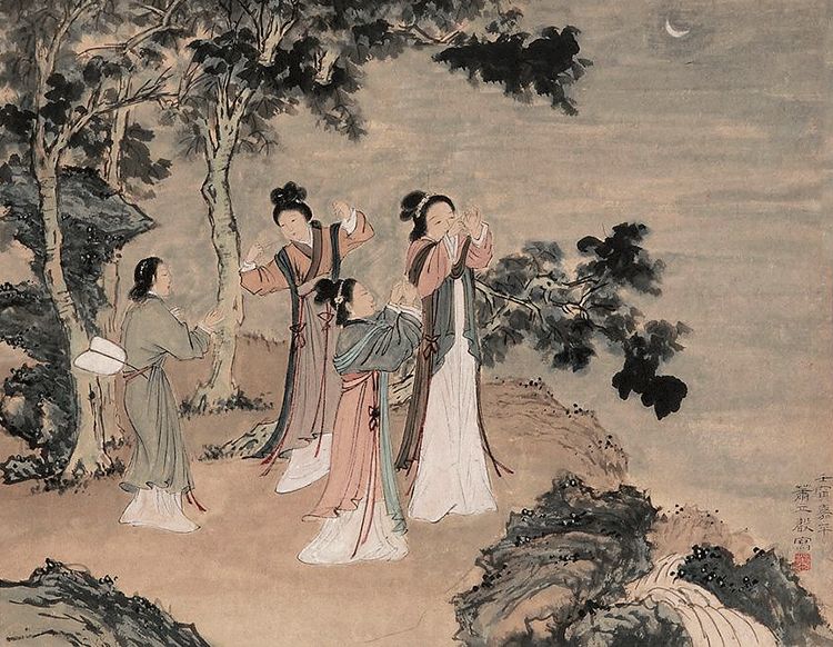 在过去,七夕是独属于女人的节日,也称乞巧节.