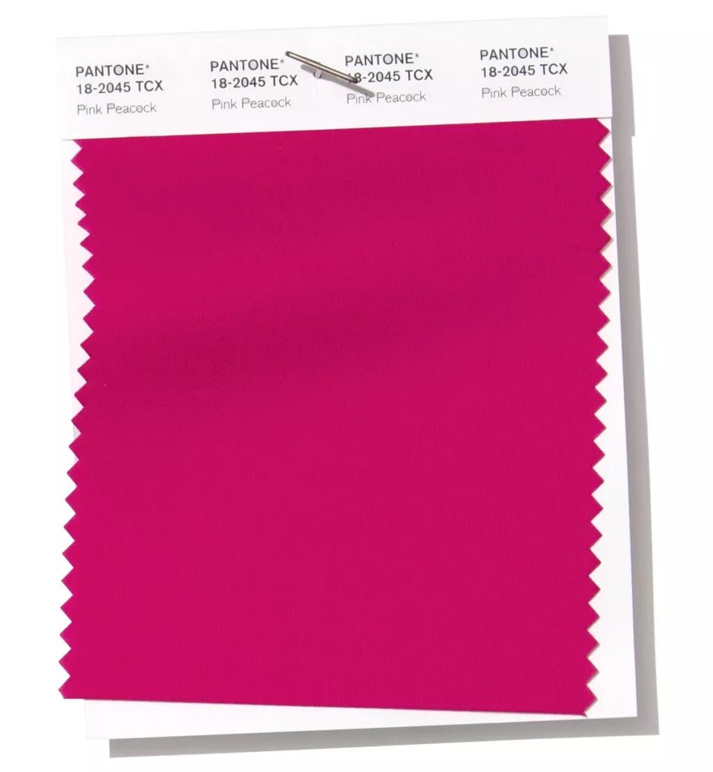 pantone发布2019年春夏12大流行色红色橘红色成主色调