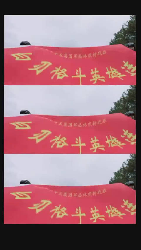 陆军第七十五集团军丛林虎特战旅白刃格斗英雄连入连仪式