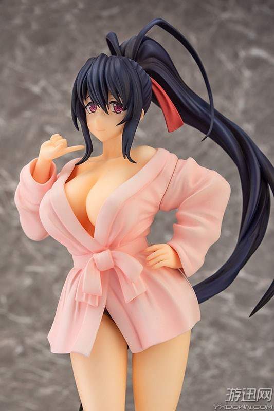 高校dxd姬岛朱乃手办欣赏浴巾学姐展现傲人身材