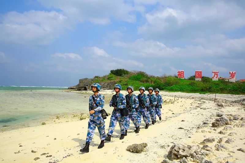 西沙举行升旗仪式天涯哨兵庄严宣誓