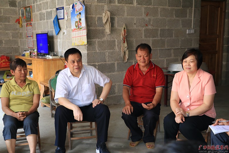 自治区纪委副书记,自治区监委副主任韦翼群到崇左市大新县调研督导