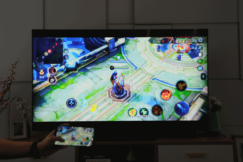  华为智慧屏投屏玩游戏