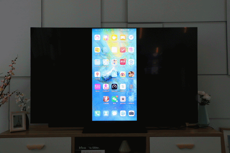  华为智慧屏手机投屏自适应