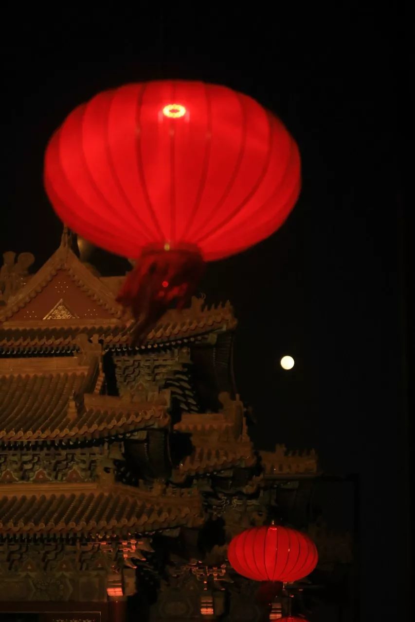 图集丨故宫元宵夜亮灯,流光溢彩美哭网友:求加场