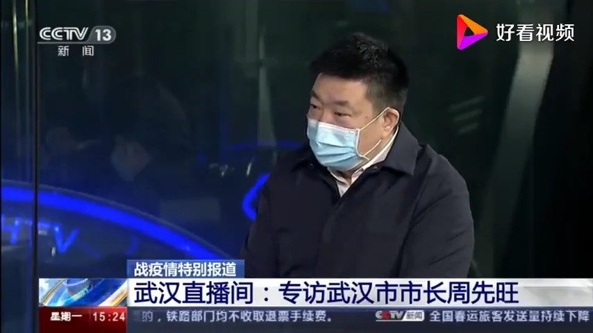 央视董倩采访武汉市长周先旺_手机新浪网