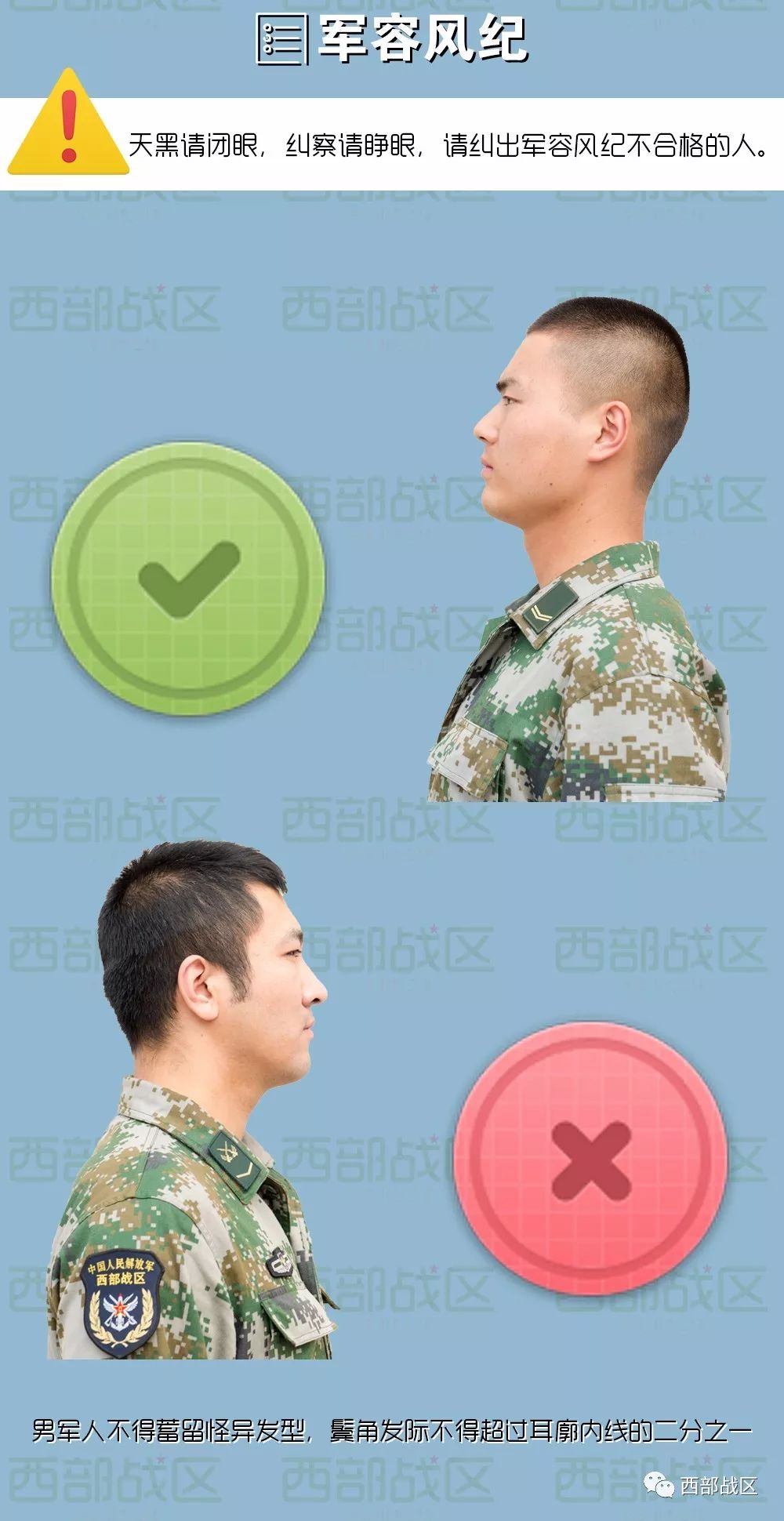 穿军装外出如何防止被纠察?方法全在这张图里!|战区|杨彪|纠察_新浪军事_新浪网