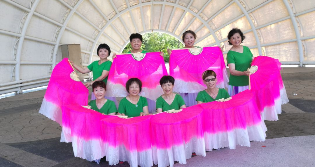 扇子舞实在太美,学会这几种队形更好看!
