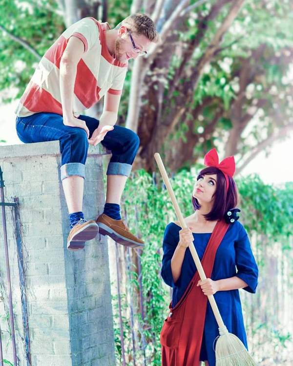 《荒野之息》人鱼妹米法cos 美女手持长戟气质还原