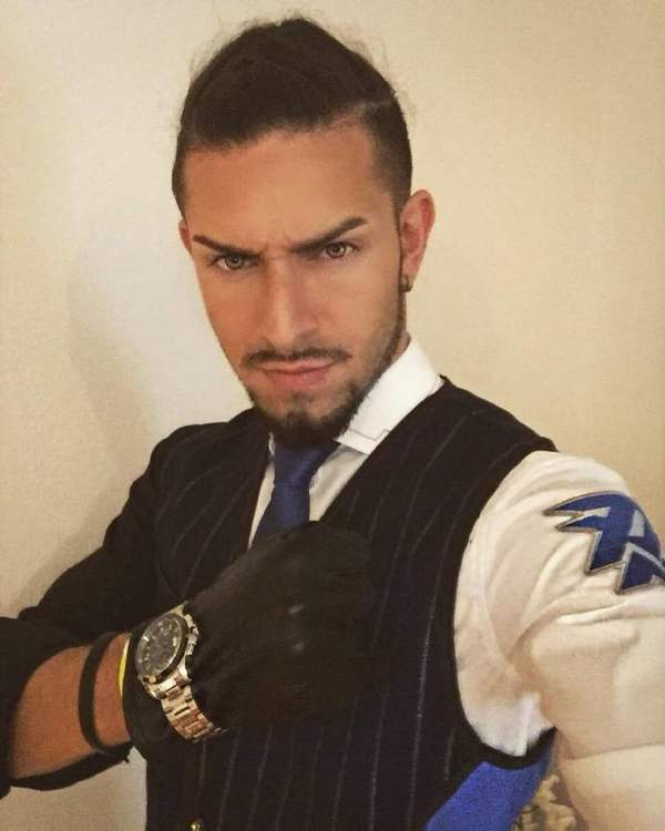 油腻大叔cos《守望先锋》西装半藏 耍酷撩骚超帅气