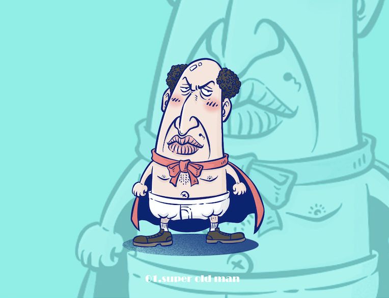 本周六开课pssai软件潮流人物插画画好玩又有趣的潮流形象