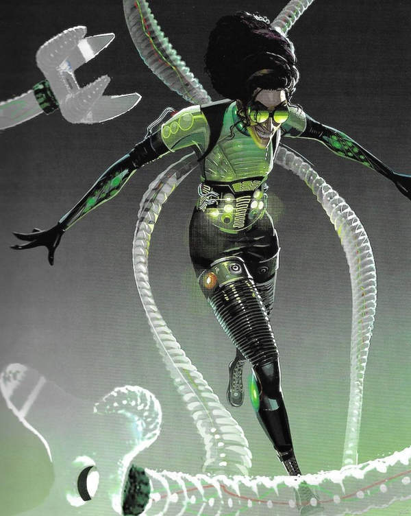 蜘蛛侠平行宇宙未曝光人设图性转章鱼造型惊艳
