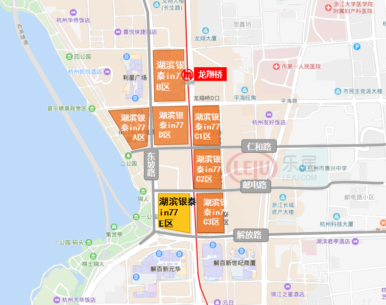 杭州湖滨银泰五期in77e区要来啦最新效果图抢先看