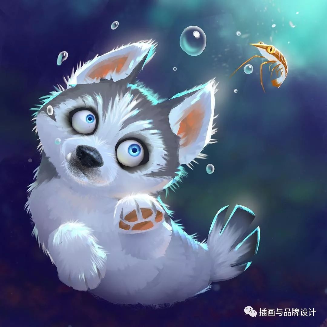 插画丨她画的狗狗火遍全球太阔爱了柯基才是世界上最萌的狗狗