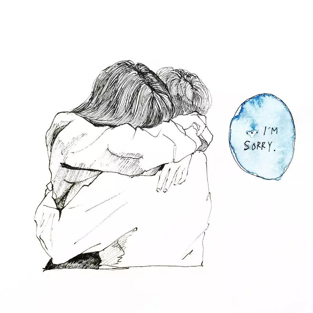 插画丨她画的恋人,怎么感觉要分手,是我想多了吗?