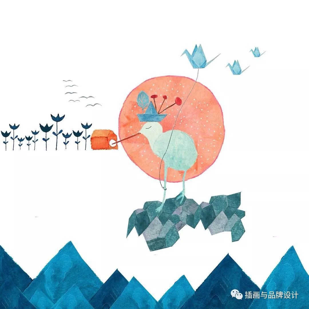 手绘丨用水彩画出最具幻想的童趣插画每张好像都在诉说一个小故事