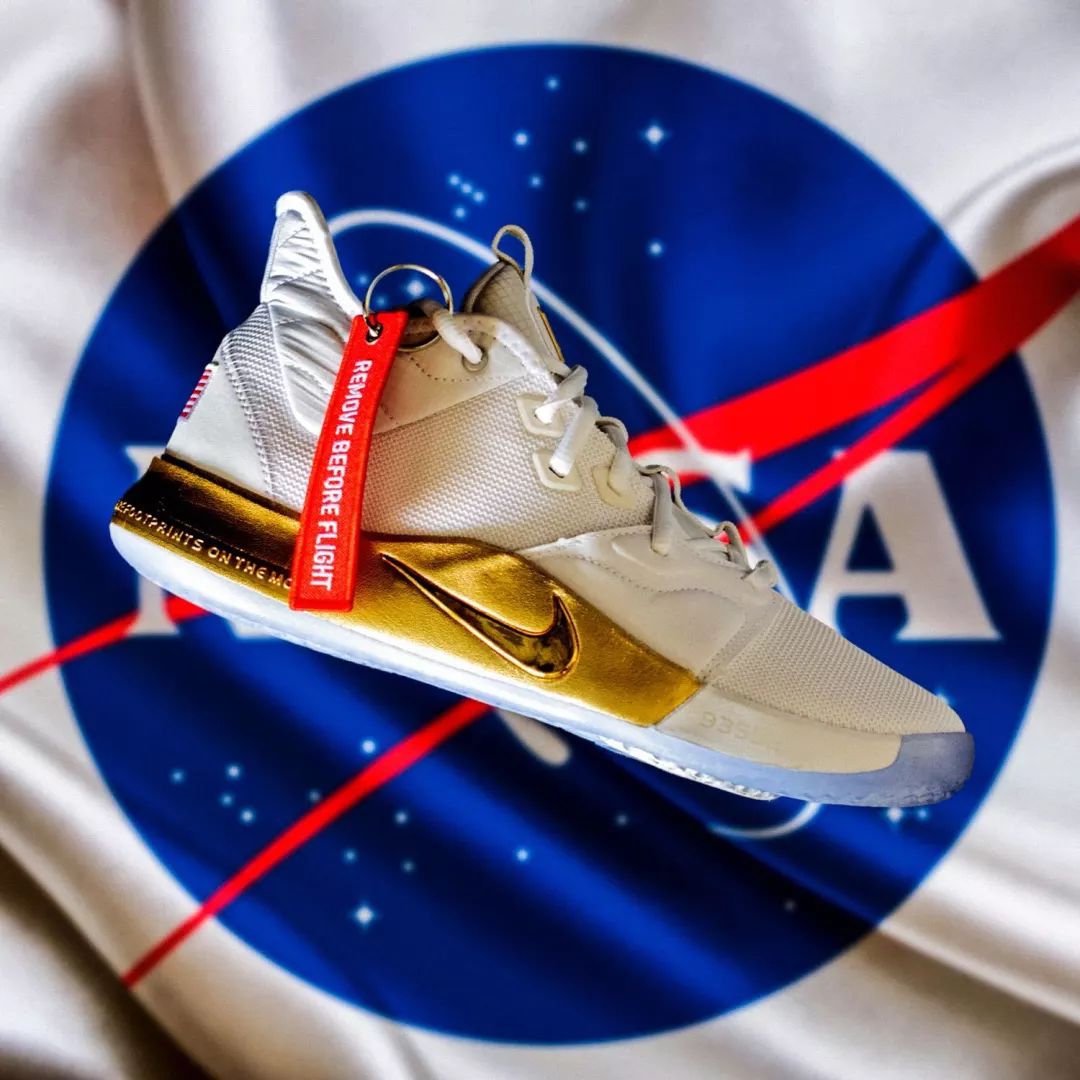 nike pg3 nasa"白金宇航员"
