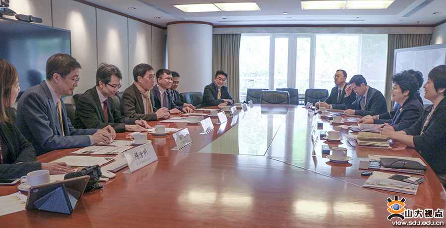 樊丽明率团访问香港高校深度拓展合作交流