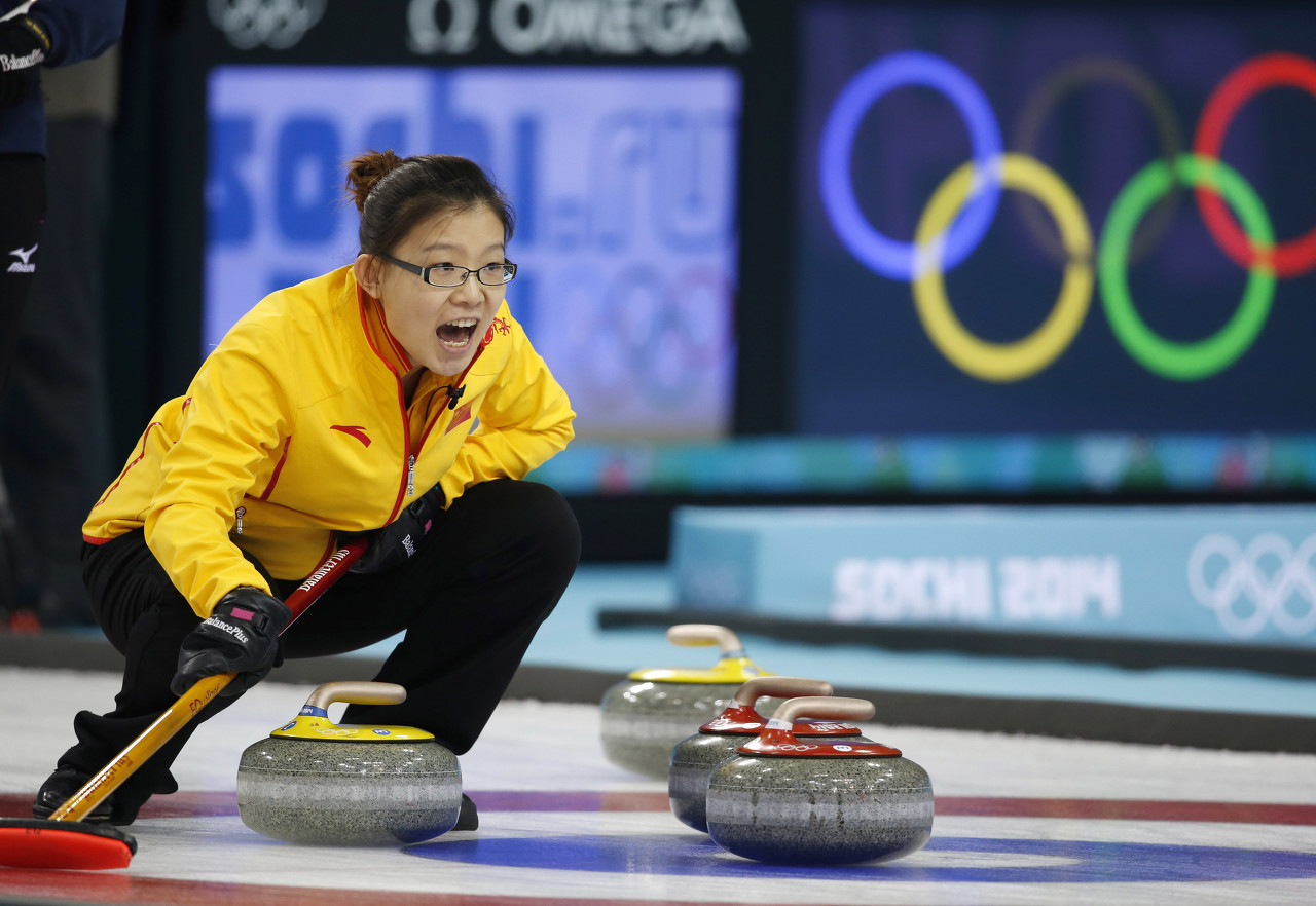 今日图集:前女子冰壶队长-王冰玉