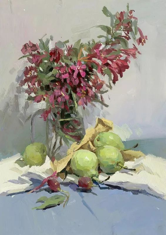 想画好色彩静物就要学好笔触的运用