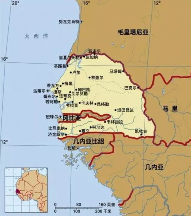 此国国土像把弯刀,直接插入唯一邻国心脏,国家穷的喝西北风|冈比亚