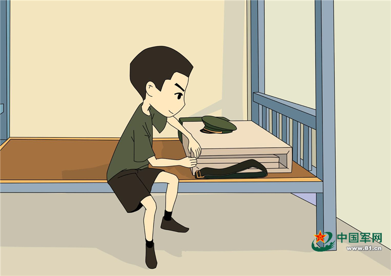 迎着旭阳,小哥哥准时起床,全新的一天随着整理内务展开序幕……专业