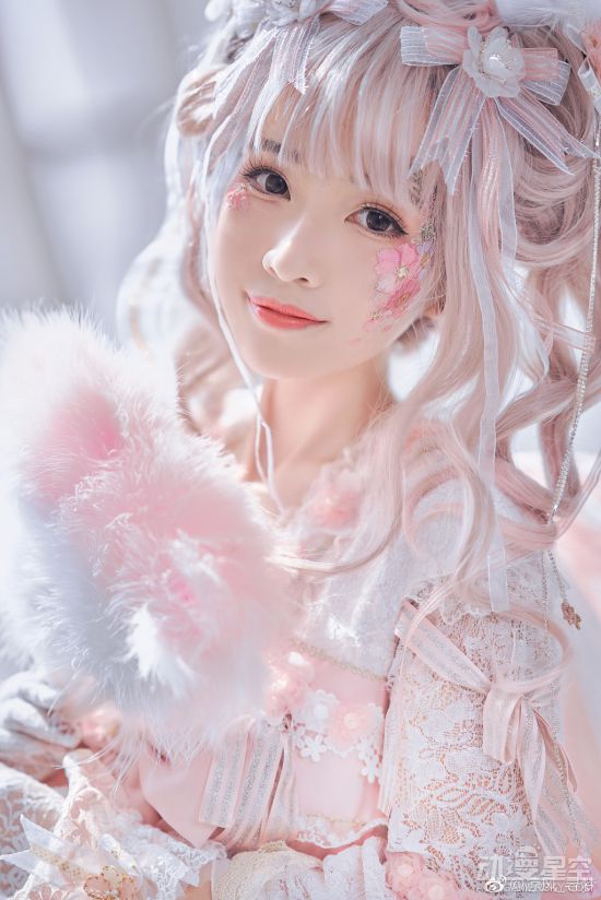 王者阿离配小乔 lo娘coser美若天仙