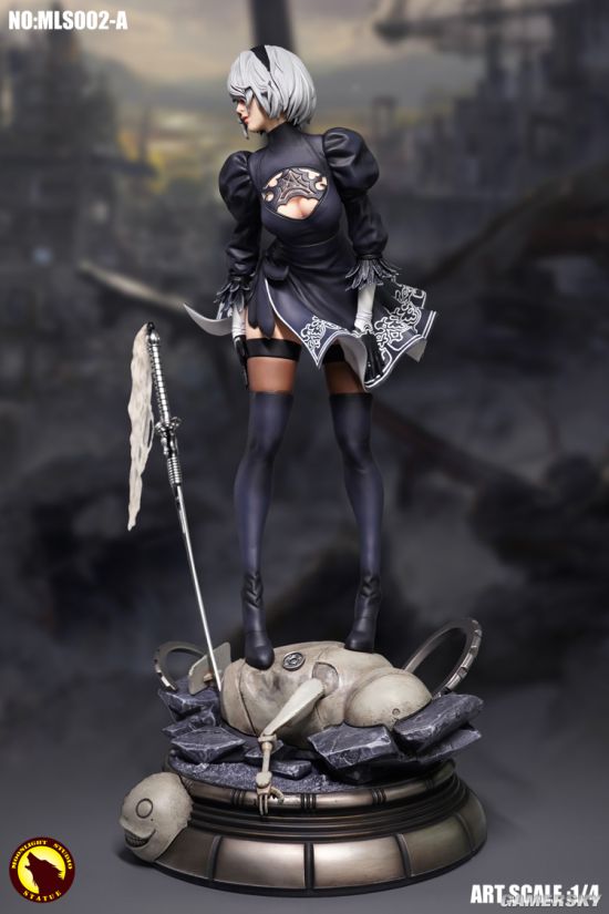 《尼尔:机械纪元》2b双版本造型手办 长腿曲线迷死个人