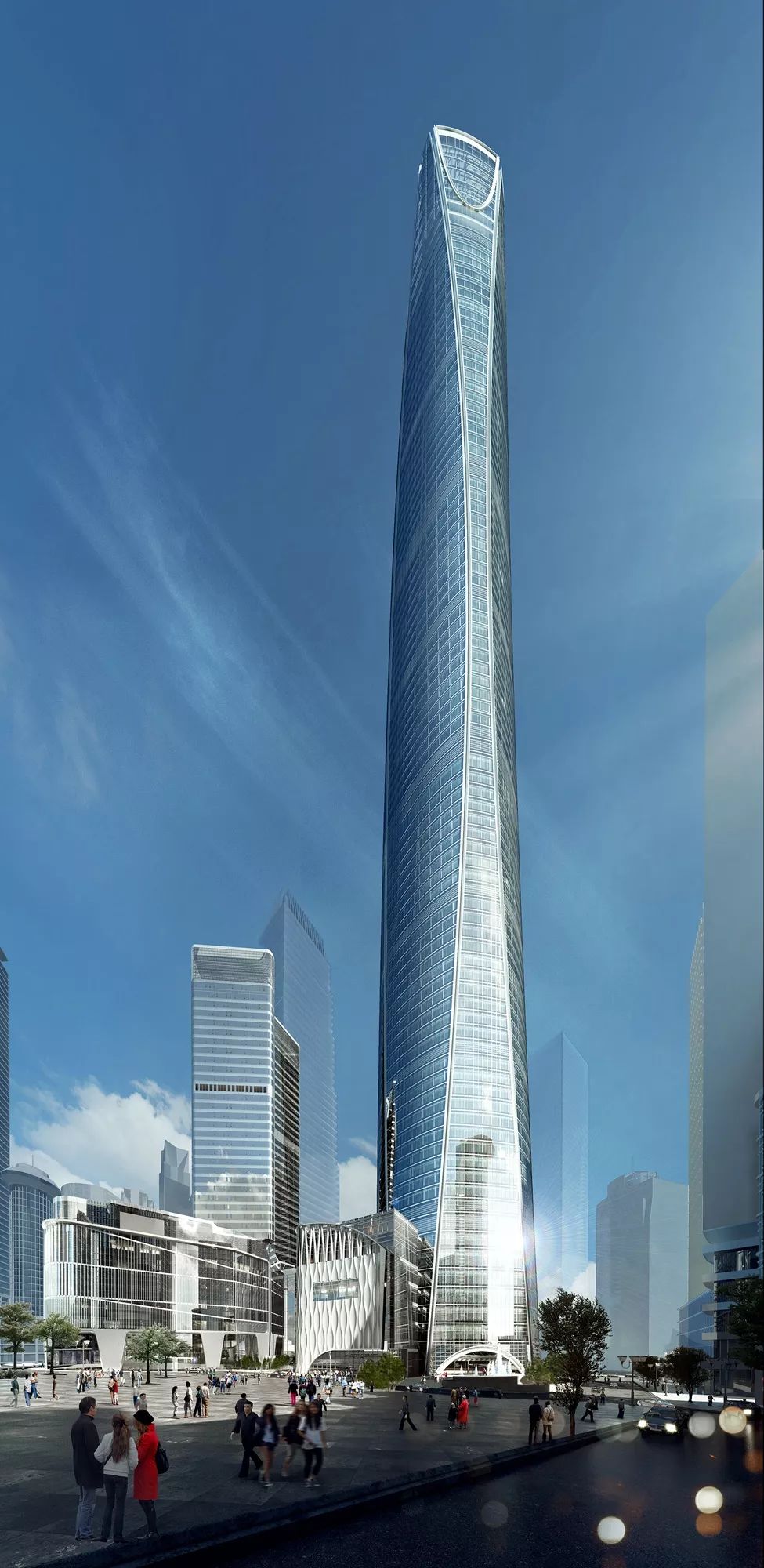 有一座"要上天"的高楼 建成后 比曾经的西部         重庆环球金融