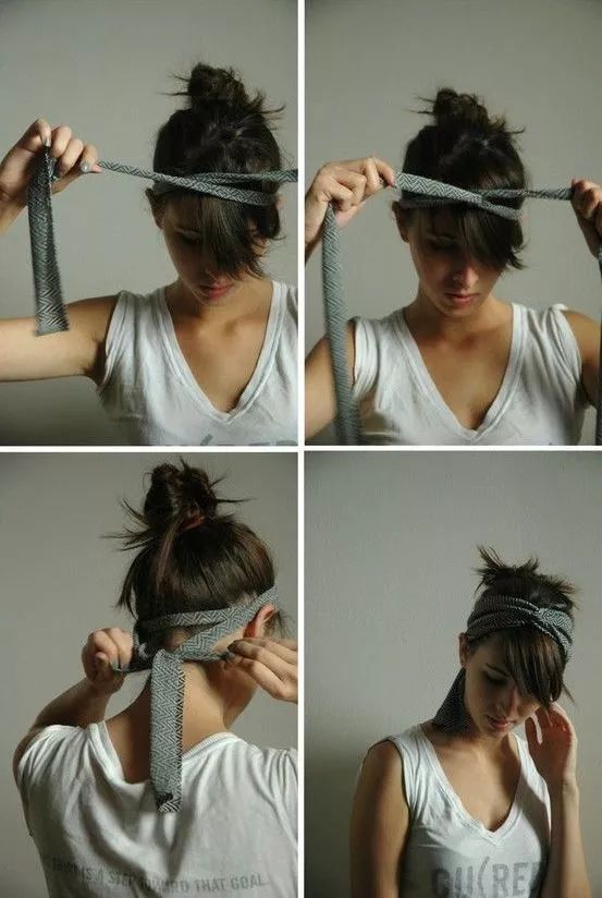 这种发箍式的绑法主打甜美娇俏的路线,特别适合想要卖个萌小仙女们~扎