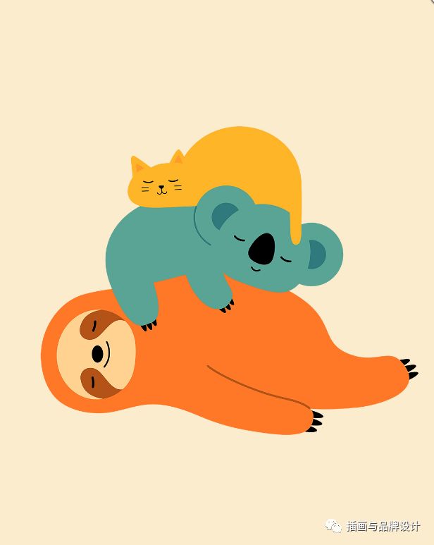 插画丨画一大波萌到飞起的小动物哇咔咔已经迫不及待跟你sayhi啦