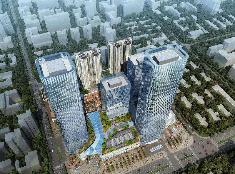 的"绿地金融中心-月星环球港项目"签约仪式在佛山禅城区绿地中心举行