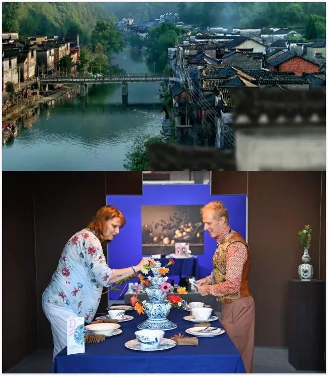 ▲景德镇举办国际陶瓷博览会。（新华社）
