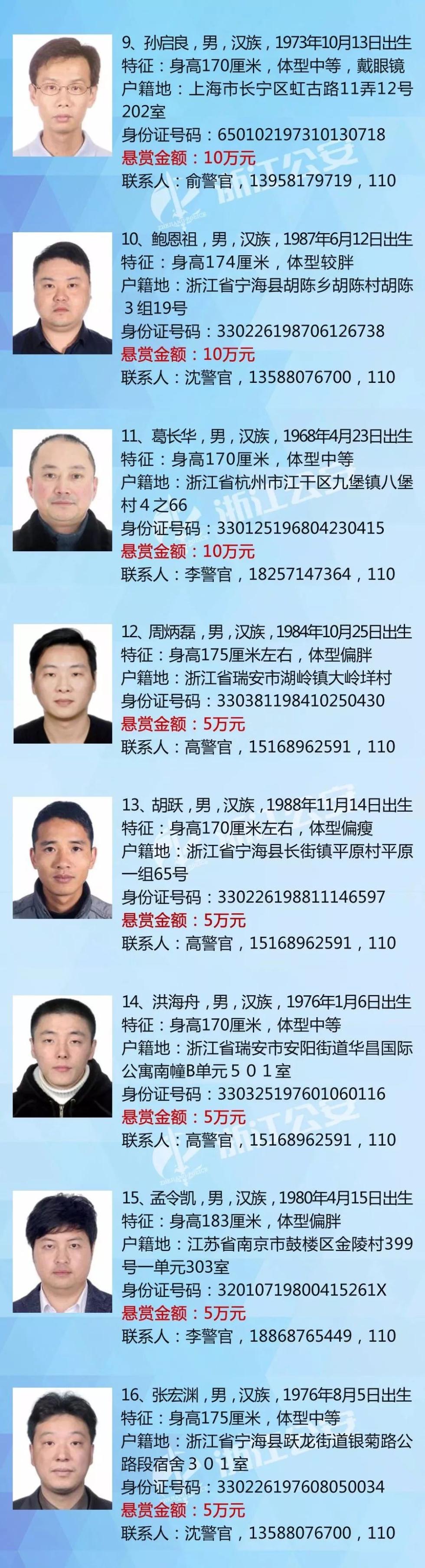 提醒再现高颜值女嫌犯浙江警方悬赏30万通缉