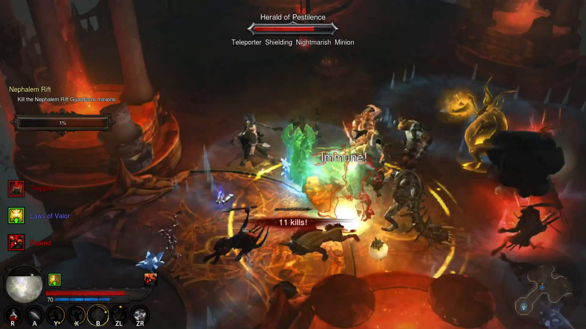 《暗黑破坏神3》switch版新演示 四人联机画面流畅