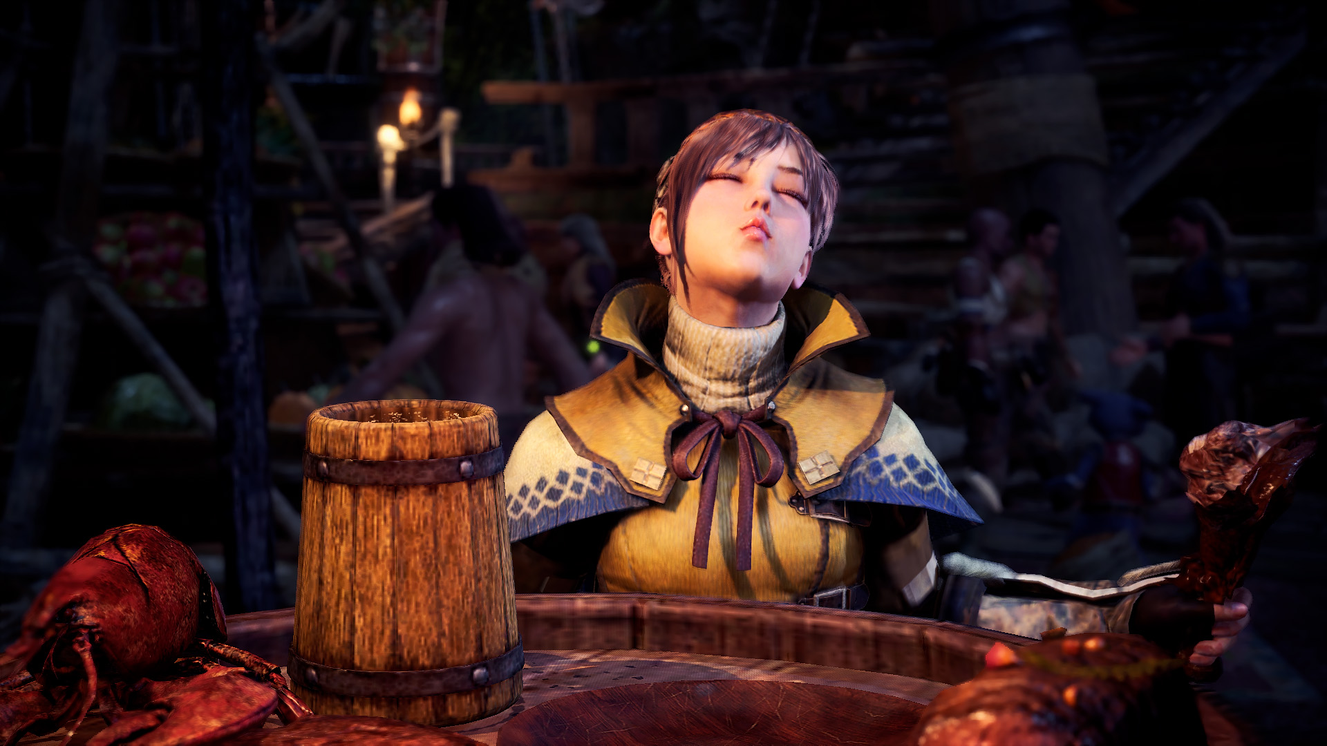 《怪物猎人世界》美化mod 这个aibo美美哒