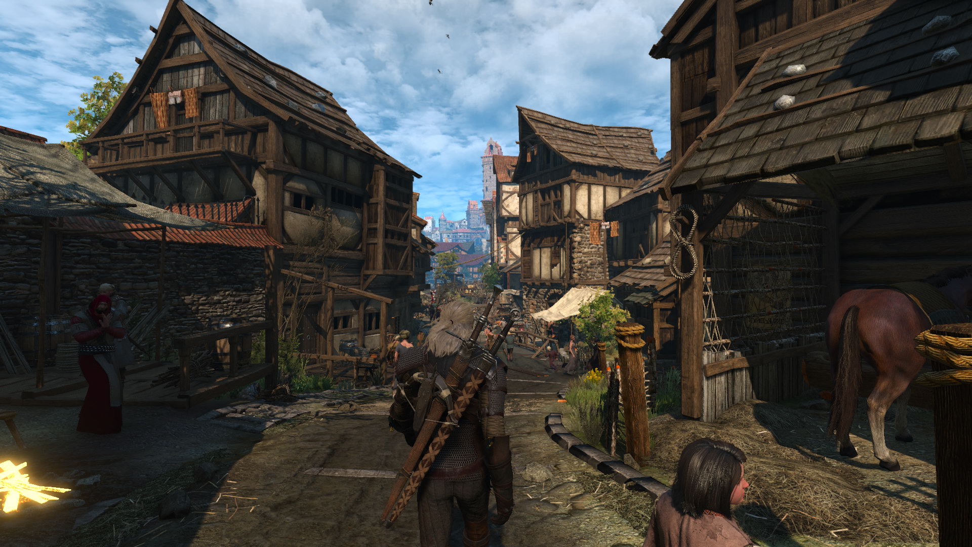 《巫师3》云朵和天气mod 云朵更真实画面更惊艳