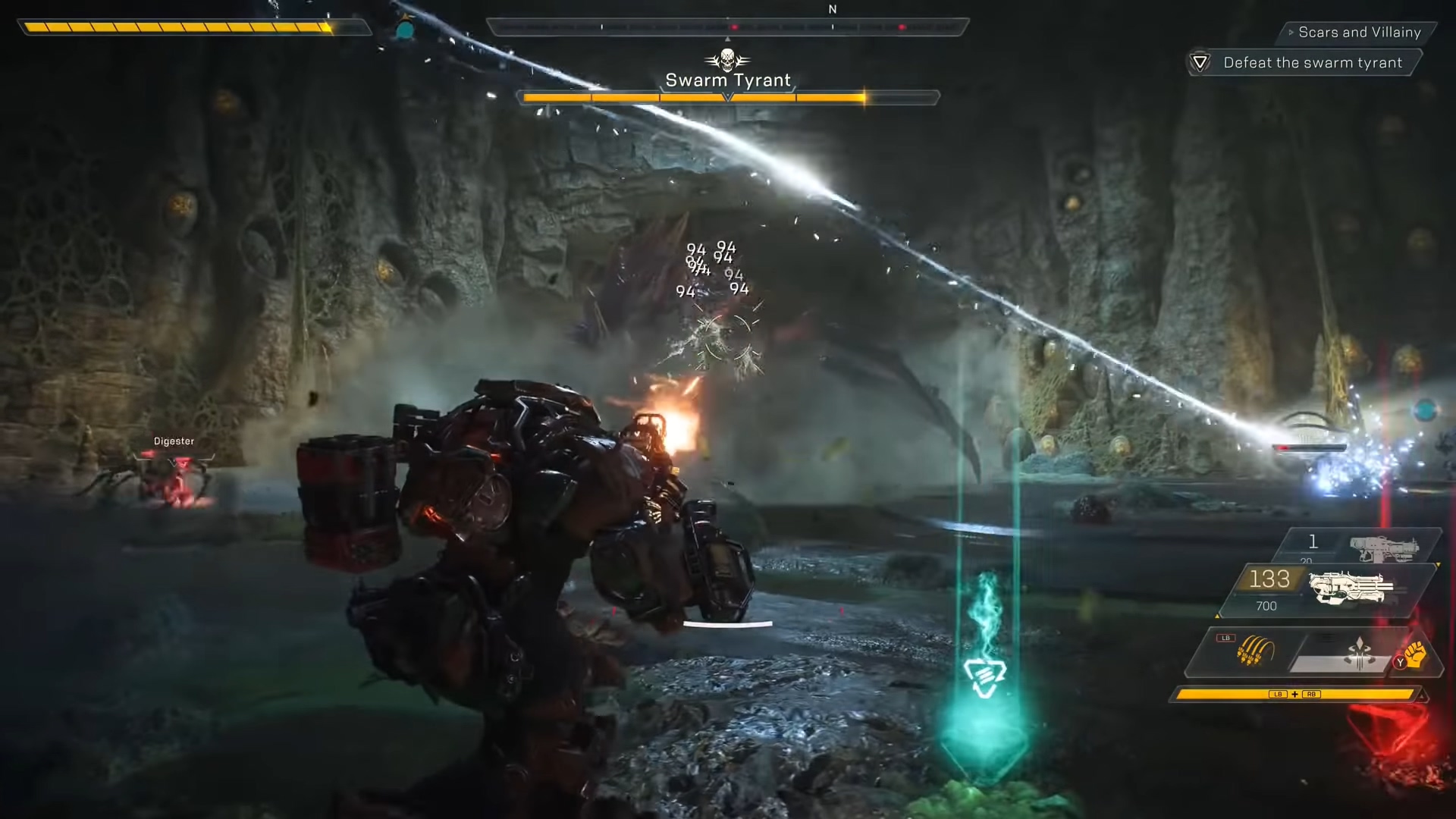 《圣歌》4人合作打副本任务展示 boss超难打