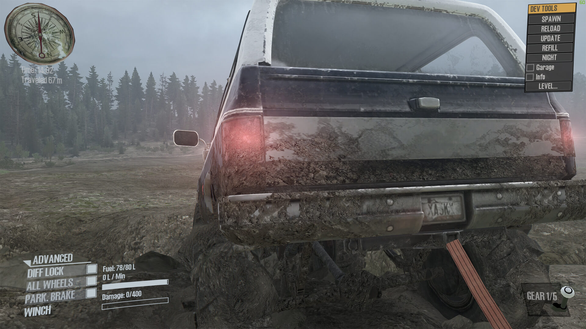 《旋转轮胎:泥泞奔驰》材质mod 泥泞场景更加刺激