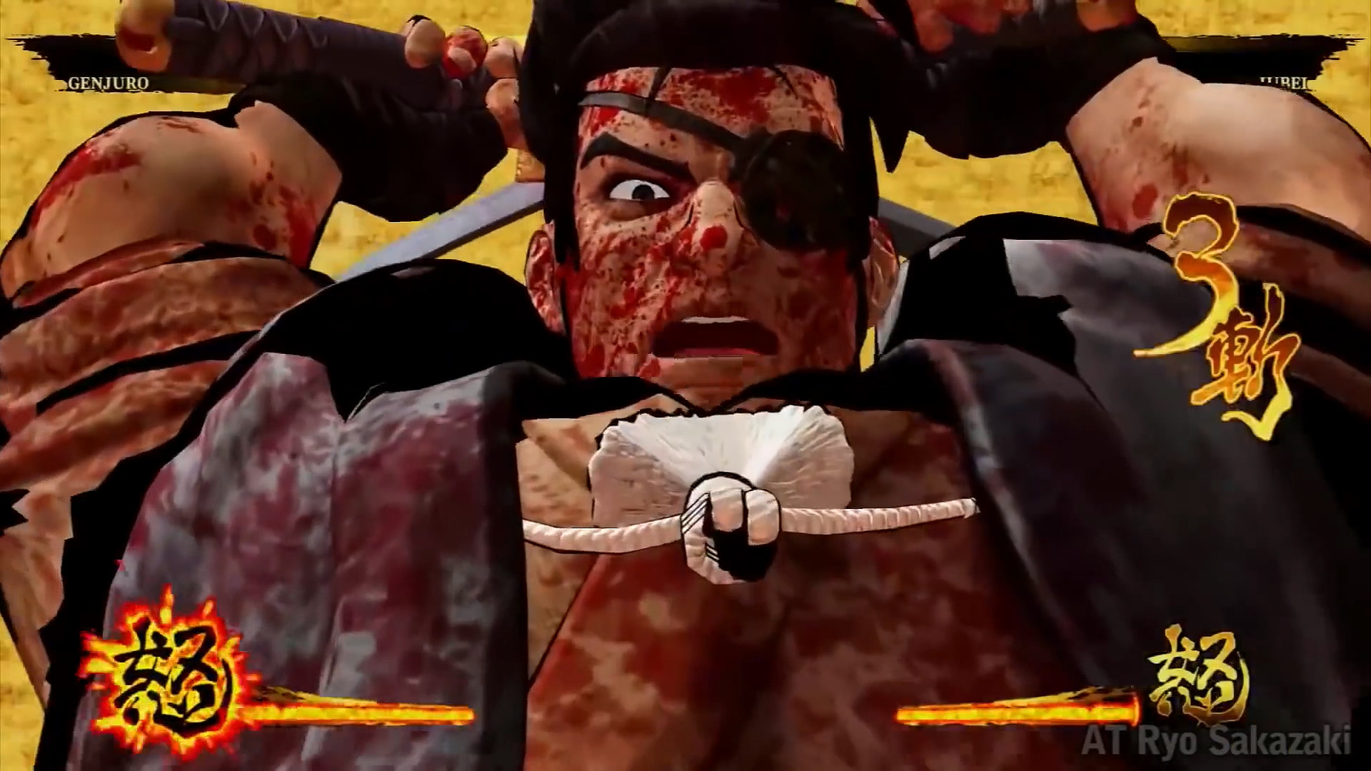 虚幻4新《侍魂》各角色超杀合集 天霸封神斩超帅