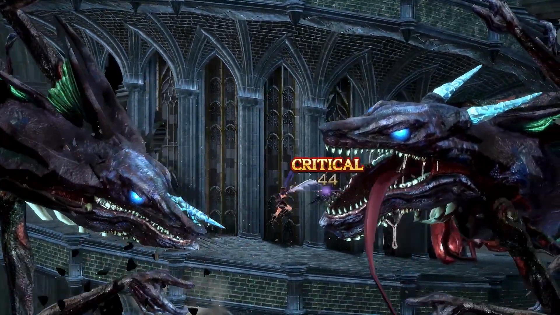 女主被前后夹击《血污:夜之仪式》8分钟boss战视频