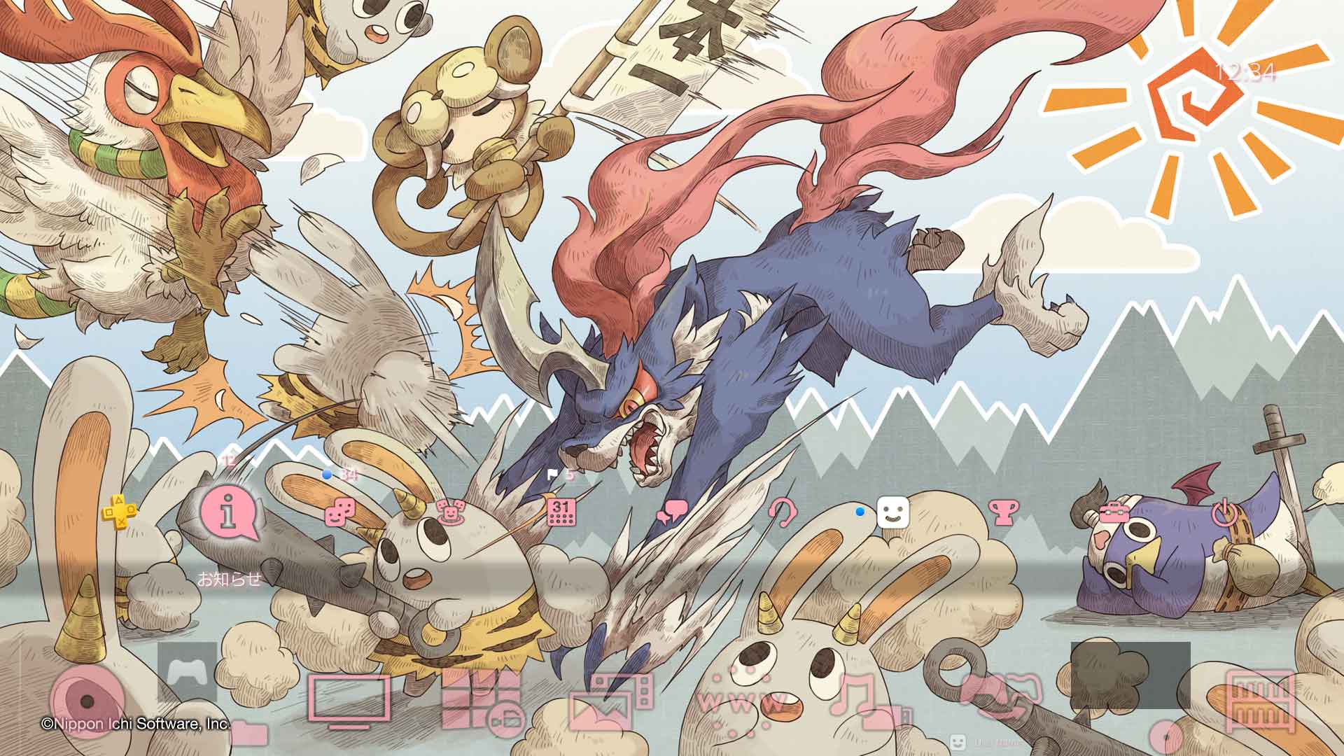 日本一:《魔界战记》普利尼ps4主题和头像免费提供