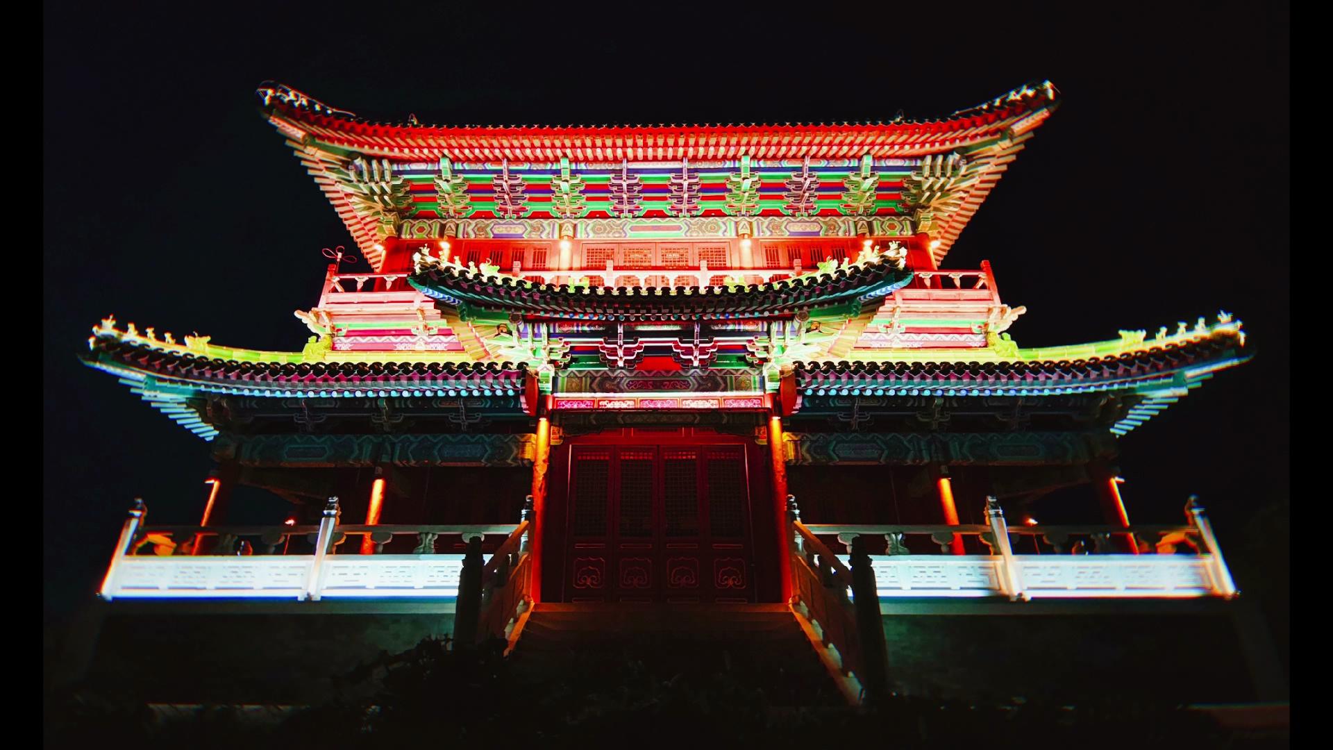 美图欣赏丨平原县琵琶湾公园夜景随拍