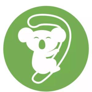 logo图中,小考拉似乎在微笑.