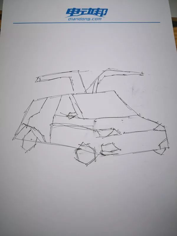 10分钟学会手绘特斯拉model x!