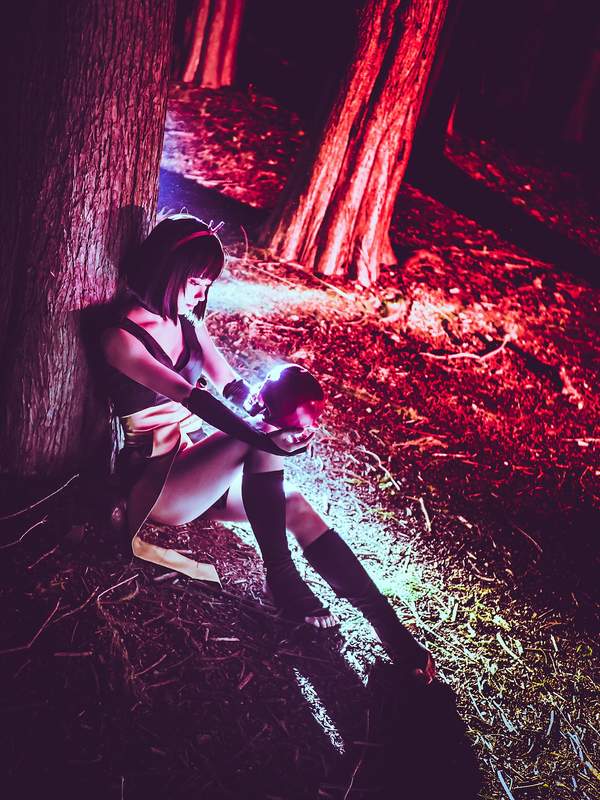 韩国少女cos犬夜叉逆发结罗雪臀若隐若现妖艳十足