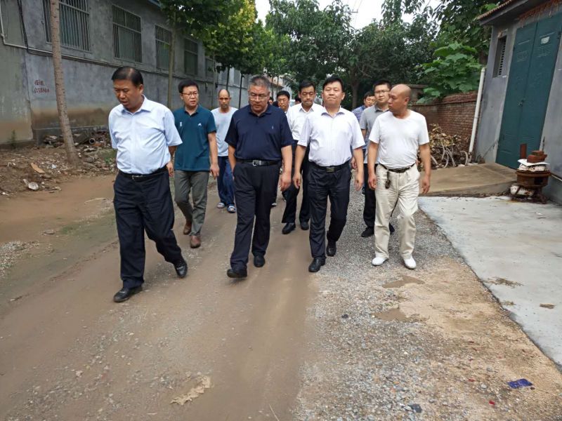 寿光市人大常委会主任李宝华带队到稻田镇调研