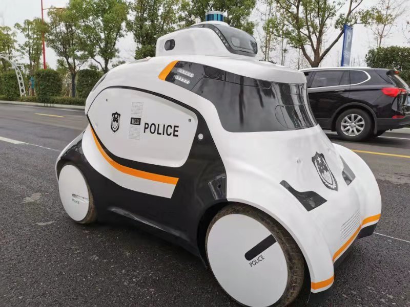 军运会丨警用无人巡逻车在第七届世界军人运动会上岗执勤