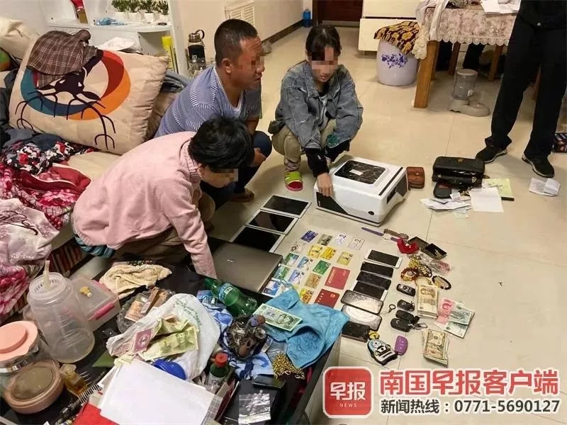 广西北海近况 警方清查涉传人员。警方供图